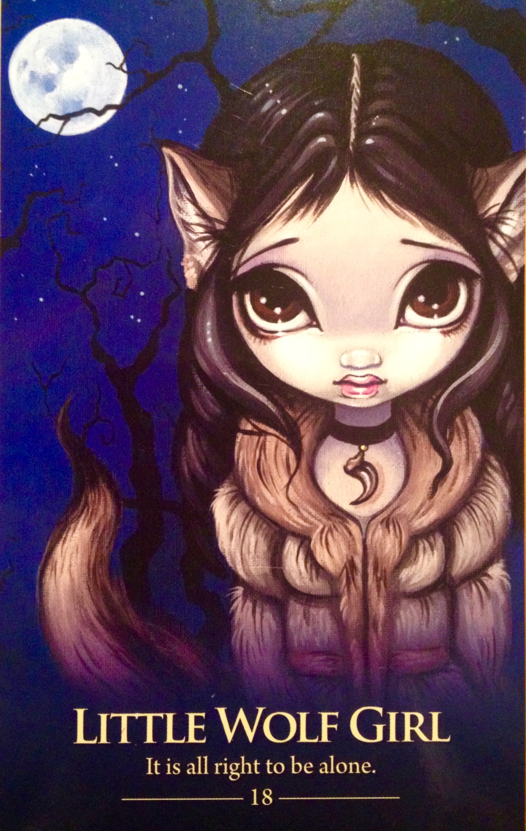 Little Wolf Girl Oracle of the Shapeshifters