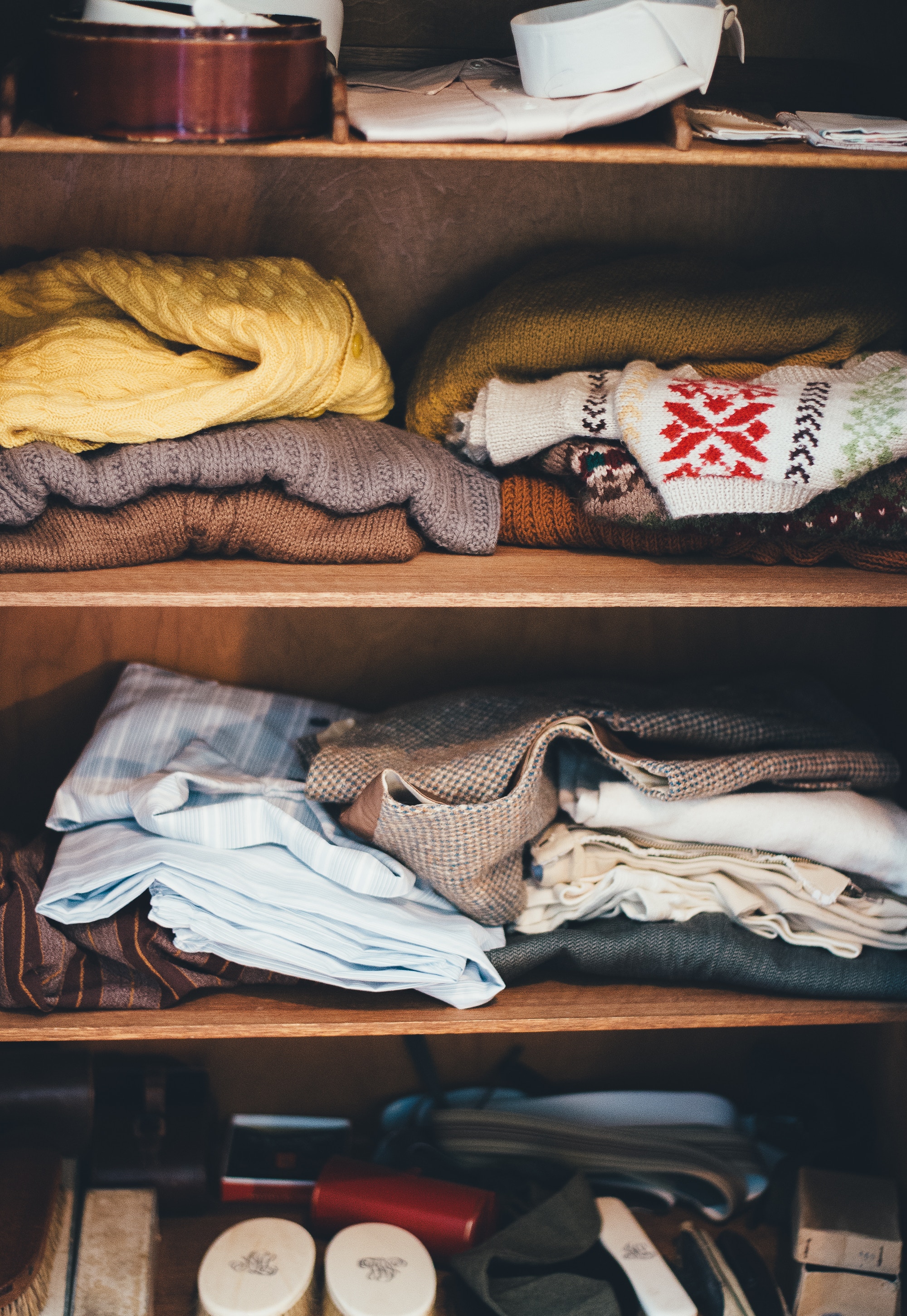 Clothes are relatively easy for most people to let go of