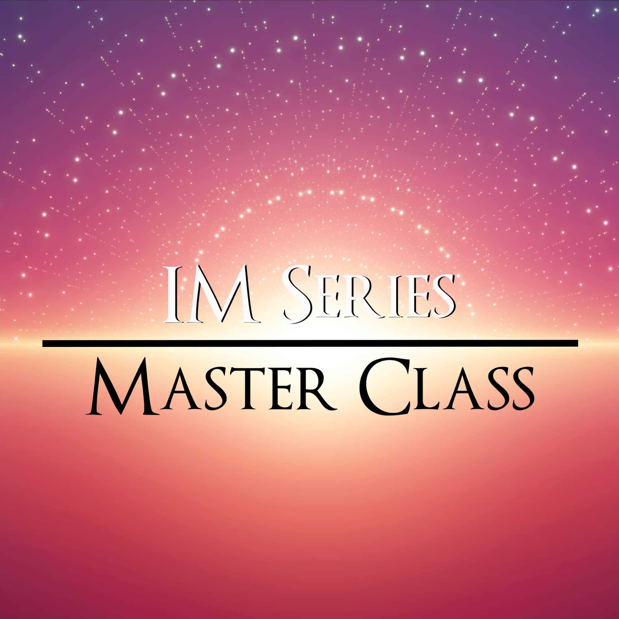Sign up for the IM Series